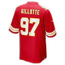Zennovawear Ashton Gillotte Kansas City Chiefs Team Game Jersey - Red