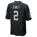 Zennovawear Ashton Jeanty Las Vegas Raiders Team Game Jersey - Black