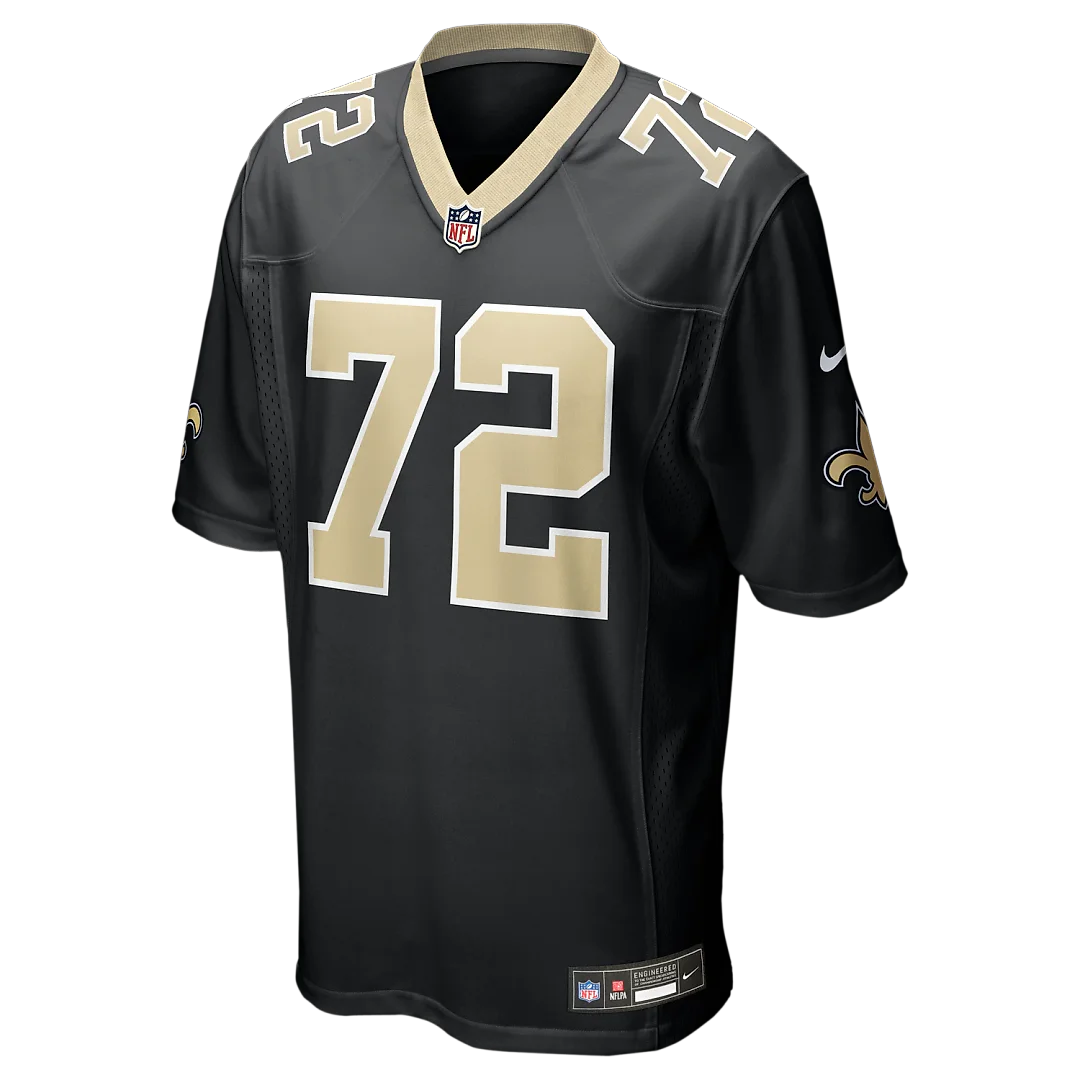 Zennovawear Asim Richards New Orleans Saints Team Game Jersey - Black
