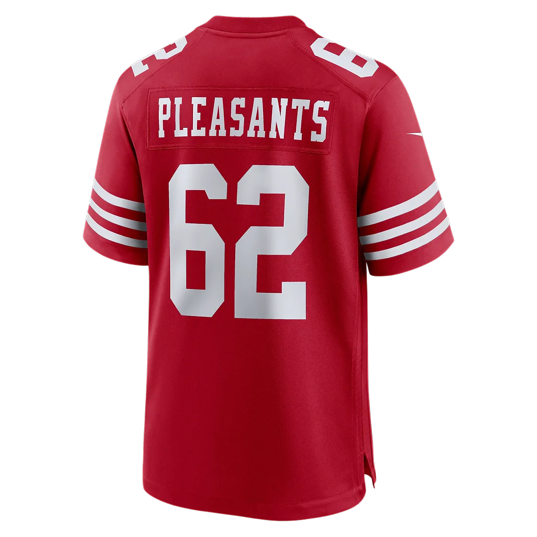 Zennovawear Austen Pleasants San Francisco 49ers Team Game Jersey - Scarlet