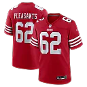 Zennovawear Austen Pleasants San Francisco 49ers Team Game Jersey - Scarlet