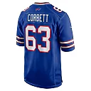 Zennovawear Austin Corbett Buffalo Bills Team Game Jersey - Royal