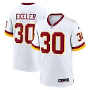 Zennovawear Austin Ekeler Washington Commanders Game Super Bowl Era Jersey - White