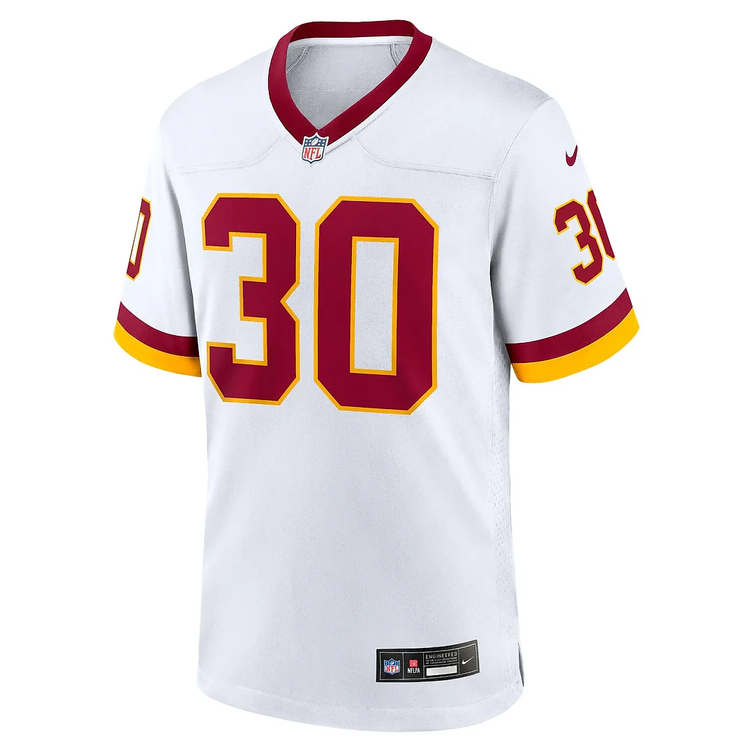 Zennovawear Austin Ekeler Washington Commanders Game Super Bowl Era Jersey - White