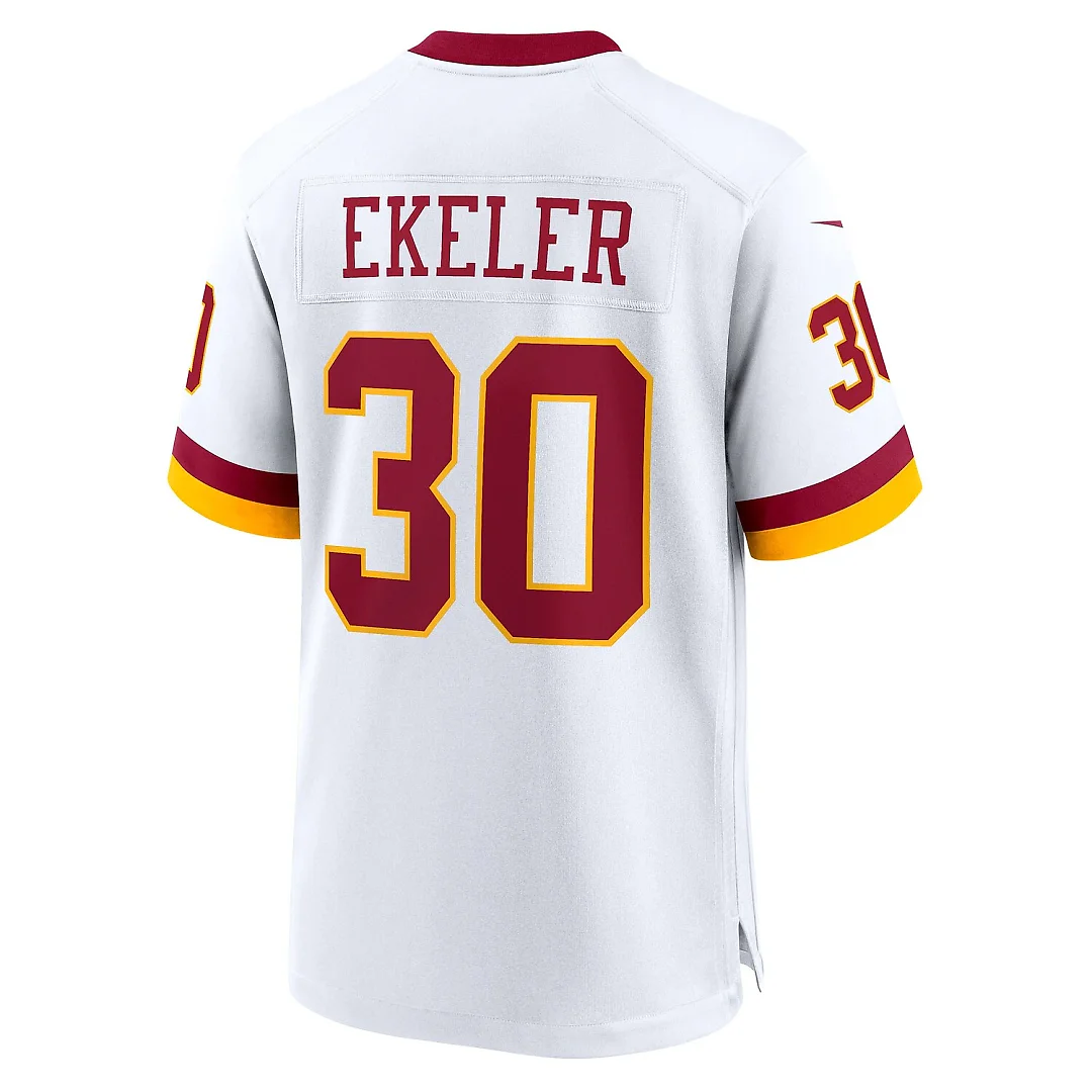 Zennovawear Austin Ekeler Washington Commanders Game Super Bowl Era Jersey - White