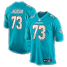 Zennovawear Austin Jackson Miami Dolphins Game Jersey - Aqua
