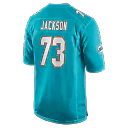 Zennovawear Austin Jackson Miami Dolphins Game Jersey - Aqua
