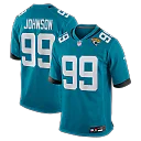 Zennovawear Austin Johnson Jacksonville Jaguars Team Game Jersey - Teal