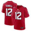 Zennovawear Avieon Terrell Atlanta Falcons Game Jersey - Red