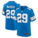 Zennovawear Avonte Maddox Detroit Lions Team Game Jersey - Blue