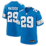 Zennovawear Avonte Maddox Detroit Lions Team Game Jersey - Blue