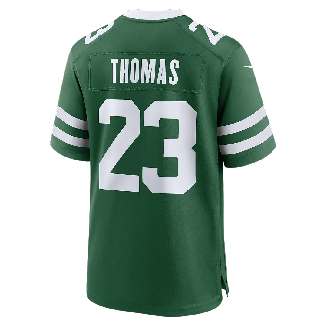 Zennovawear Azareye'h Thomas New York Jets Team Game Jersey - Legacy Green
