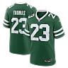 Zennovawear Azareye'h Thomas New York Jets Team Game Jersey - Legacy Green