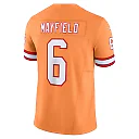 Zennovawear Baker Mayfield Tampa Bay Buccaneers 2nd Alternate Vapor FUSE. Limited Jersey - Orange