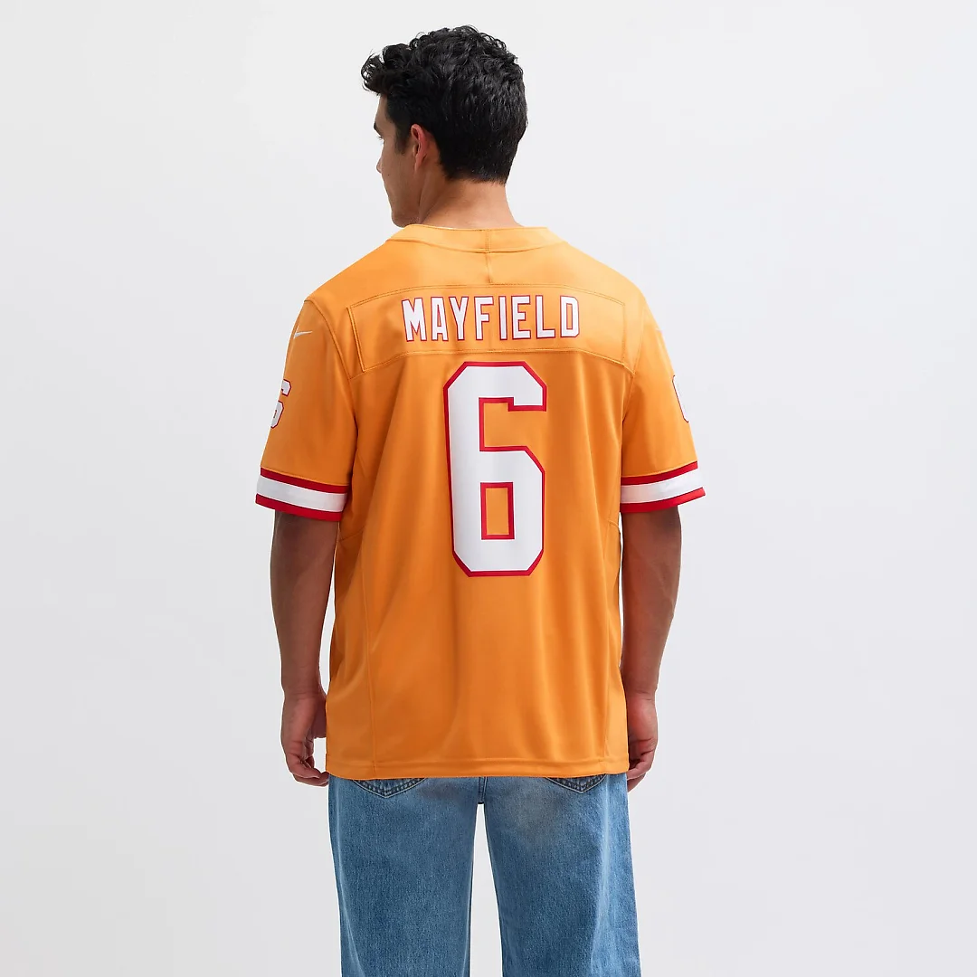 Zennovawear Baker Mayfield Tampa Bay Buccaneers 2nd Alternate Vapor FUSE. Limited Jersey - Orange