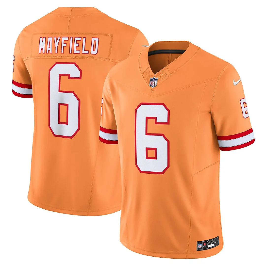 Zennovawear Baker Mayfield Tampa Bay Buccaneers 2nd Alternate Vapor FUSE. Limited Jersey - Orange