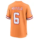 Zennovawear Baker Mayfield Tampa Bay Buccaneers Throwback Game Jersey - Orange