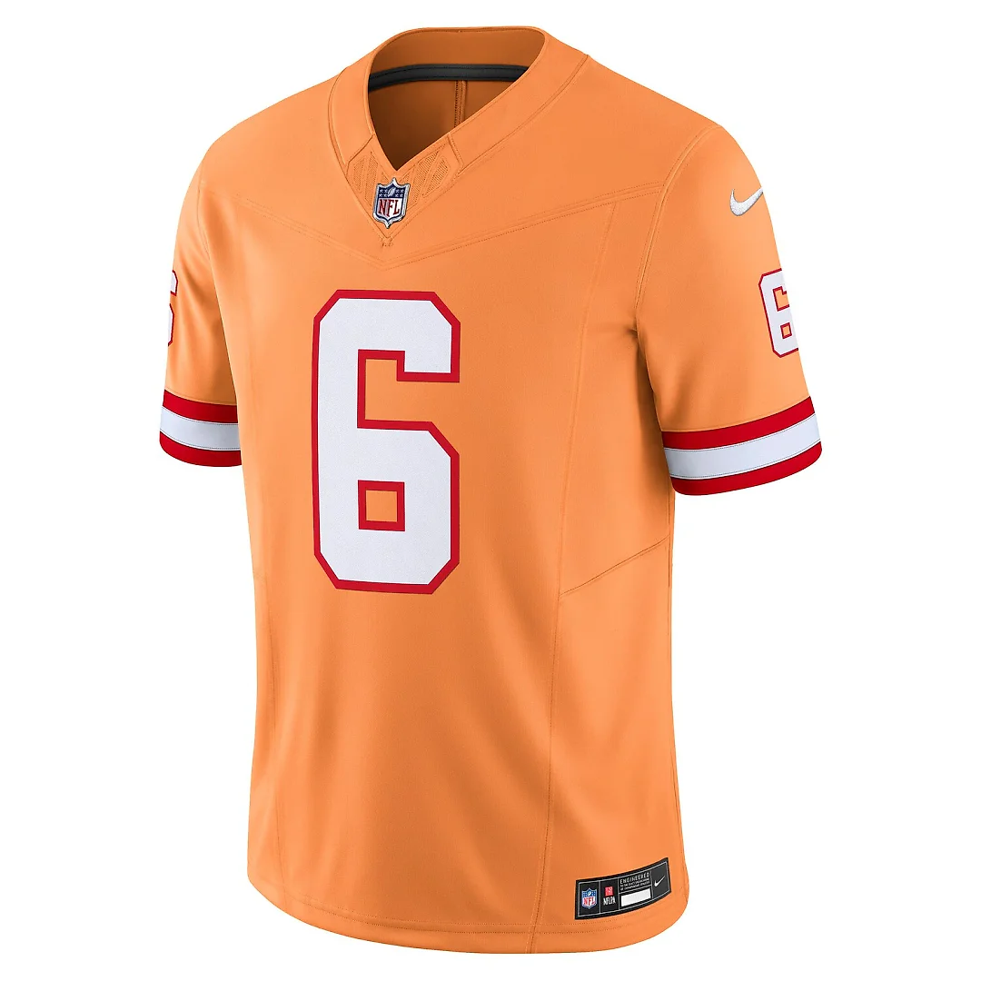 Zennovawear Baker Mayfield Tampa Bay Buccaneers 2nd Alternate Vapor FUSE. Limited Jersey - Orange