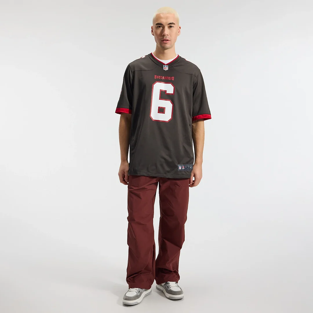 Zennovawear Baker Mayfield Tampa Bay Buccaneers Alternate Game Player Jersey - Pewter