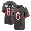 Zennovawear Baker Mayfield Tampa Bay Buccaneers Alternate Game Player Jersey - Pewter