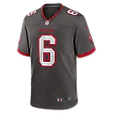 Zennovawear Baker Mayfield Tampa Bay Buccaneers Alternate Game Player Jersey - Pewter
