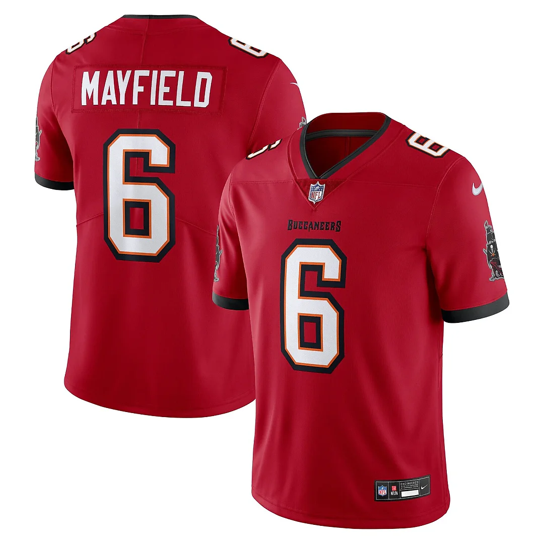 Zennovawear Baker Mayfield Tampa Bay Buccaneers Vapor Untouchable Stitched Limited Jersey - Red