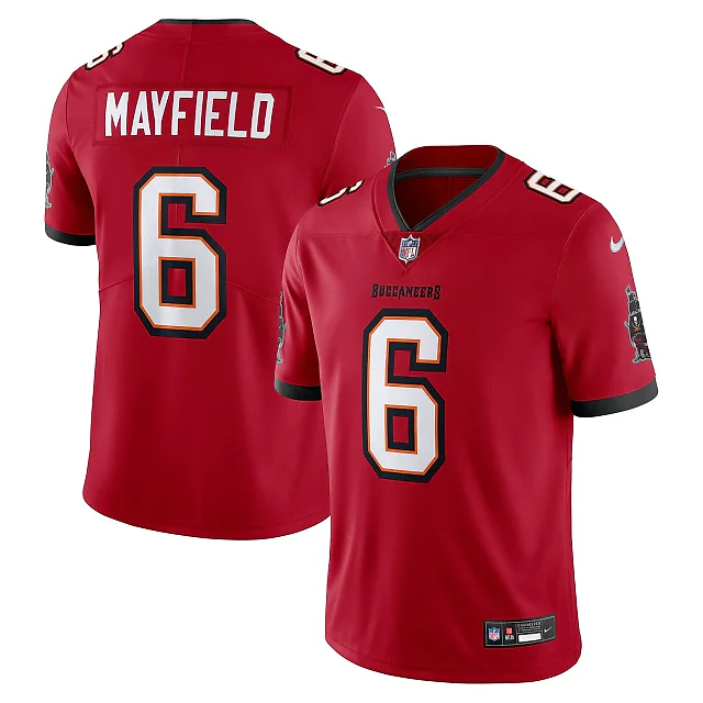 Zennovawear Baker Mayfield Tampa Bay Buccaneers Vapor Untouchable Stitched Limited Jersey - Red