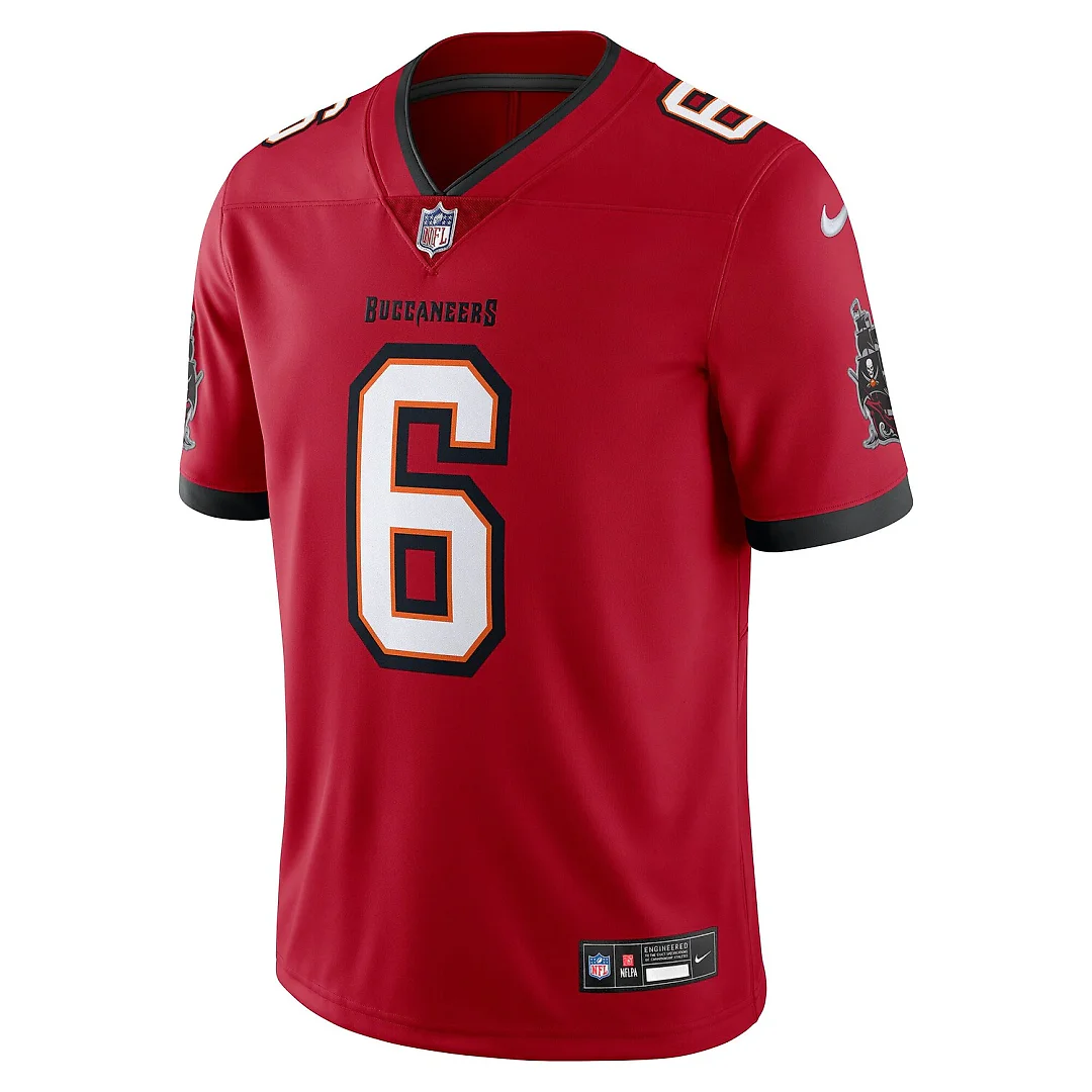 Zennovawear Baker Mayfield Tampa Bay Buccaneers Vapor Untouchable Stitched Limited Jersey - Red