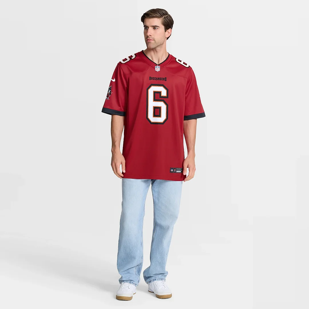 Zennovawear Baker Mayfield Tampa Bay Buccaneers Team Game Jersey - Red
