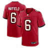 Zennovawear Baker Mayfield Tampa Bay Buccaneers Team Game Jersey - Red