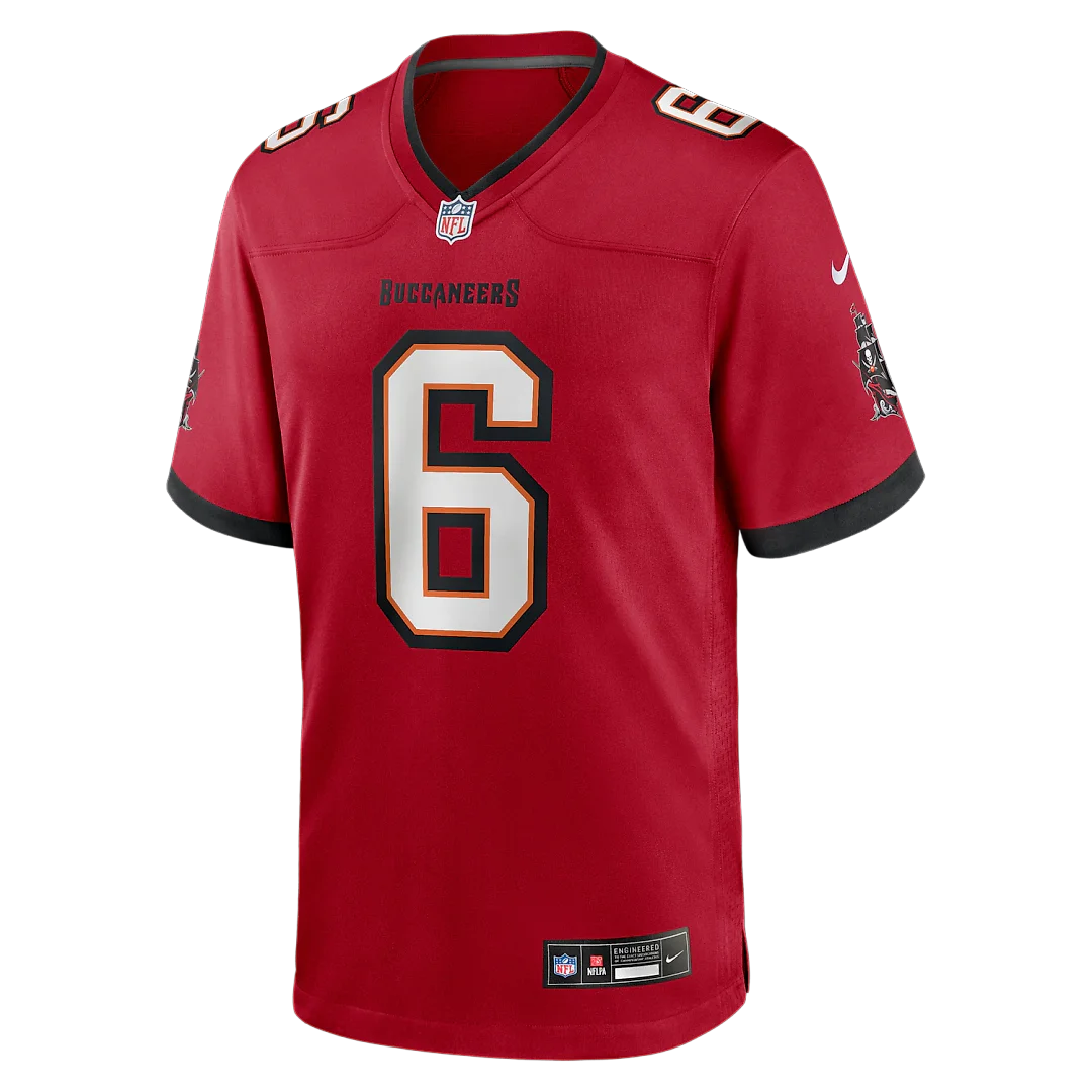 Zennovawear Baker Mayfield Tampa Bay Buccaneers Team Game Jersey - Red