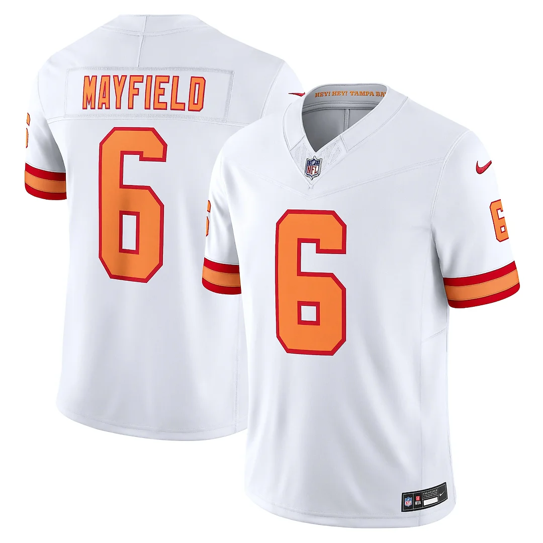 Zennovawear Baker Mayfield '76 Tampa Bay Buccaneers Vapor FUSE. Player Limited Jersey - White