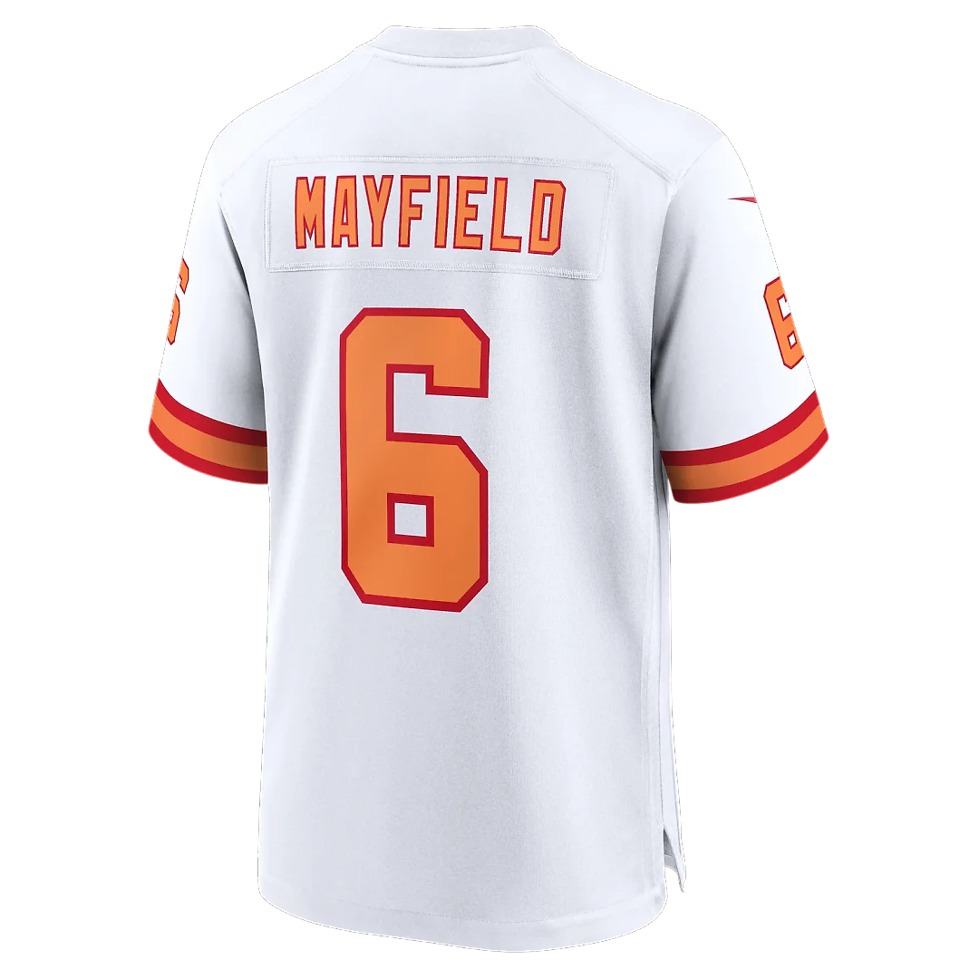 Zennovawear Baker Mayfield '76 Tampa Bay Buccaneers Player Game Jersey - White