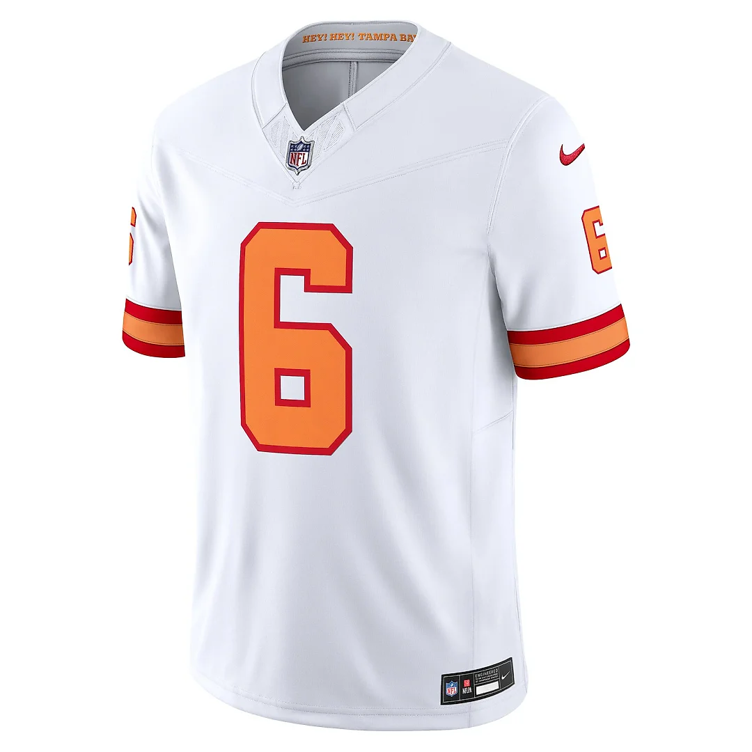 Zennovawear Baker Mayfield '76 Tampa Bay Buccaneers Vapor FUSE. Player Limited Jersey - White