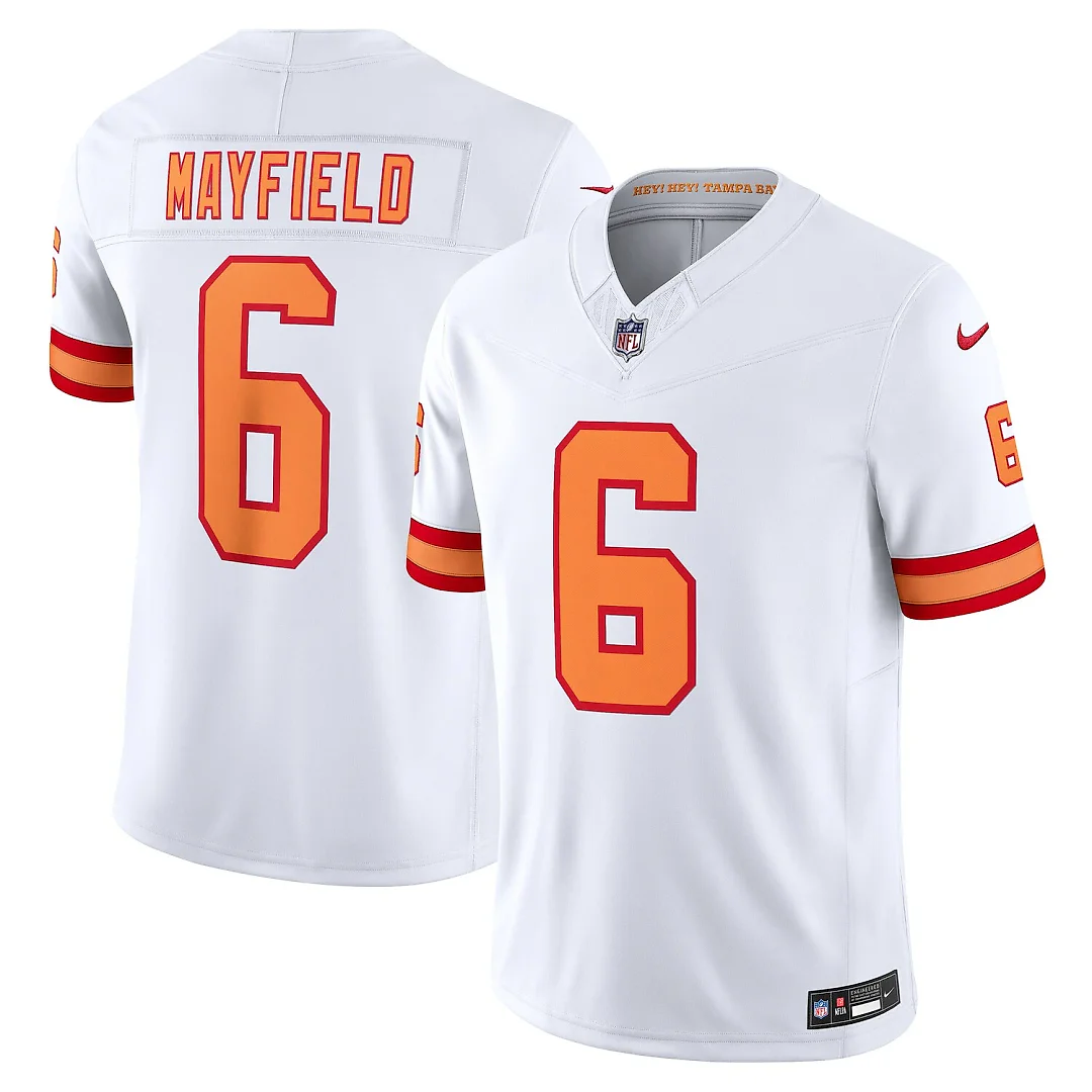 Zennovawear Baker Mayfield '76 Tampa Bay Buccaneers Vapor FUSE. Player Limited Jersey - White