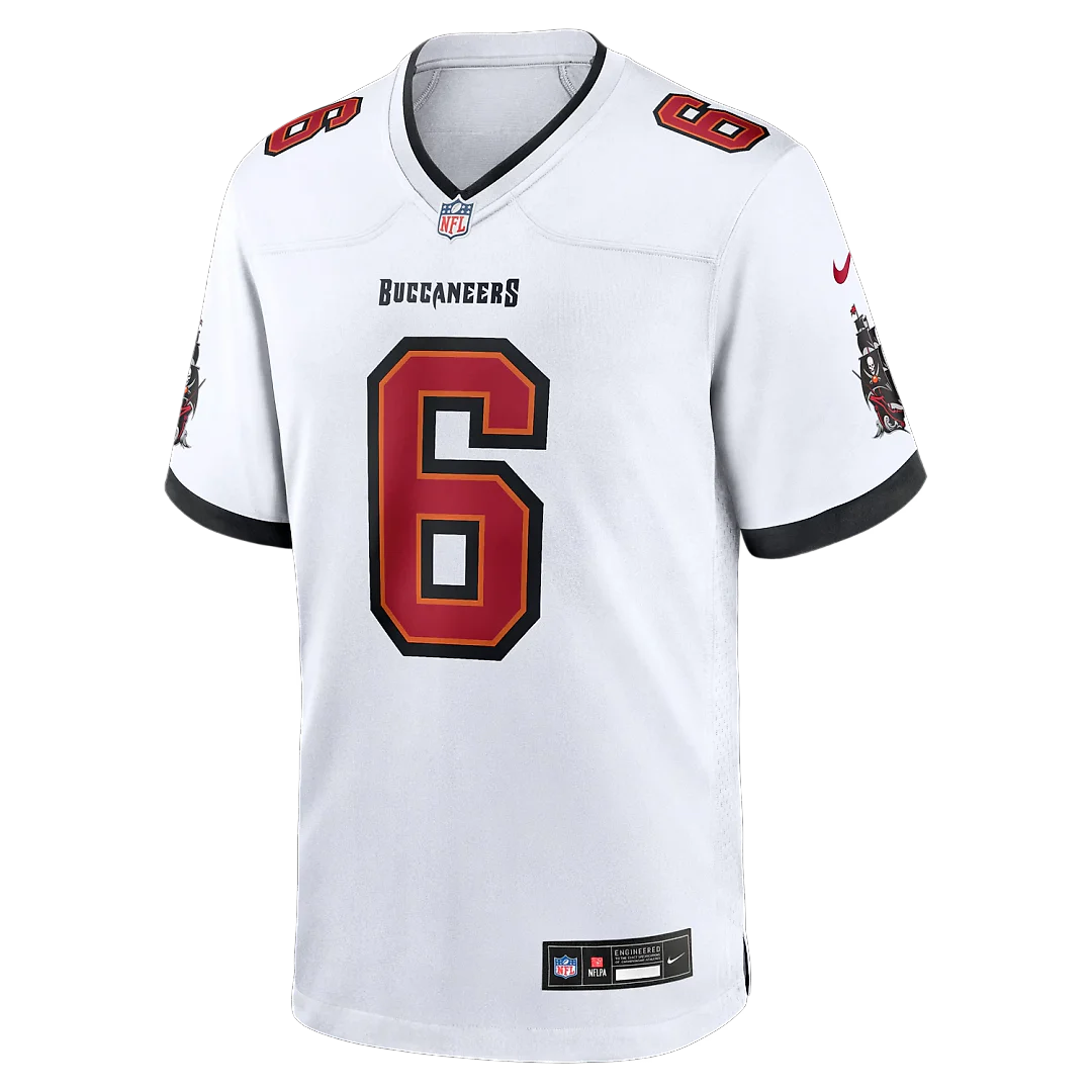 Zennovawear Baker Mayfield Tampa Bay Buccaneers Away Game Jersey - White