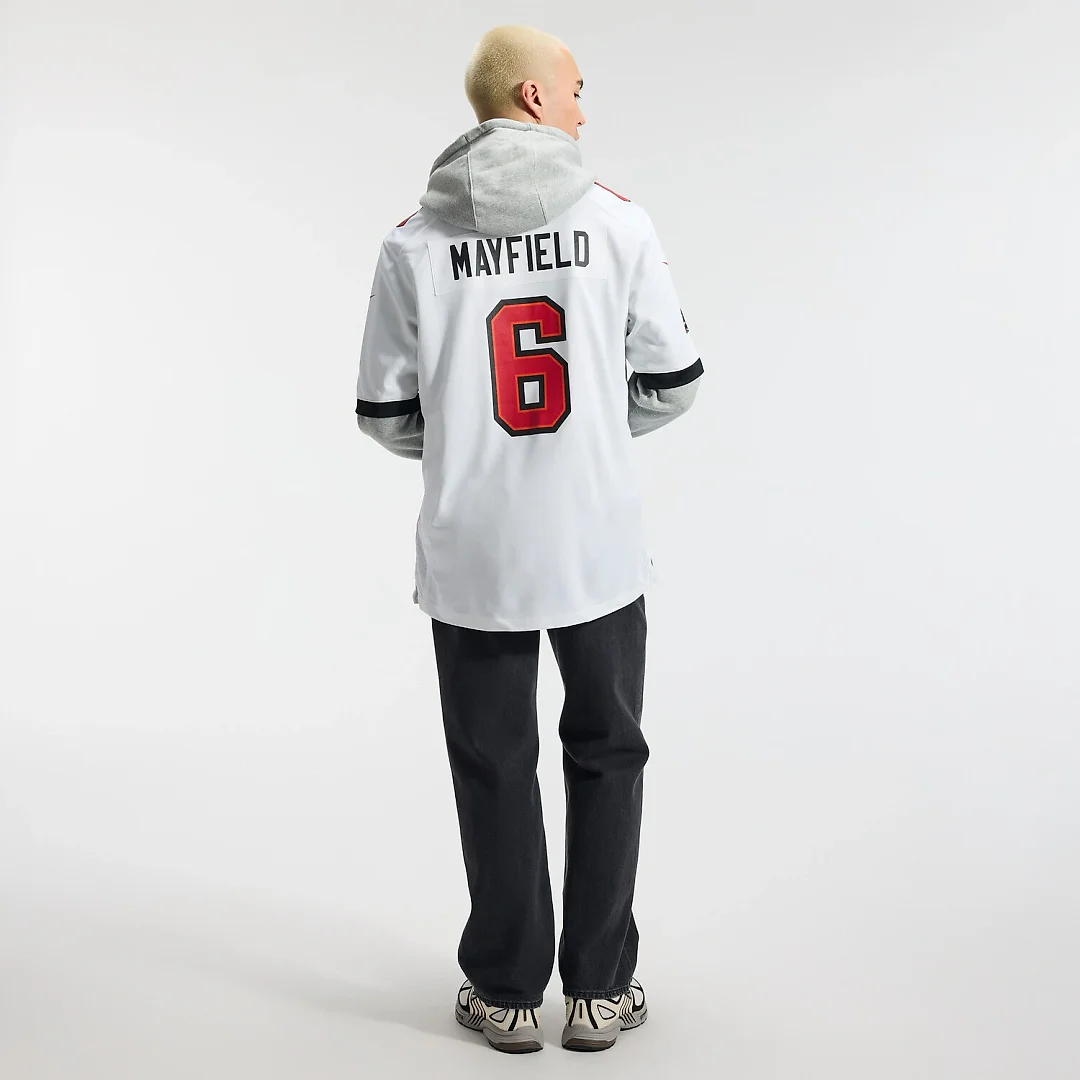 Zennovawear Baker Mayfield Tampa Bay Buccaneers Away Game Jersey - White