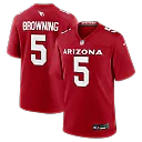Zennovawear Baron Browning Arizona Cardinals Team Game Jersey - Cardinal