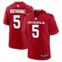 Zennovawear Baron Browning Arizona Cardinals Team Game Jersey - Cardinal