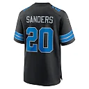 Zennovawear Barry Sanders Detroit Lions 2nd Alternate Retired Player Game Jersey - Black