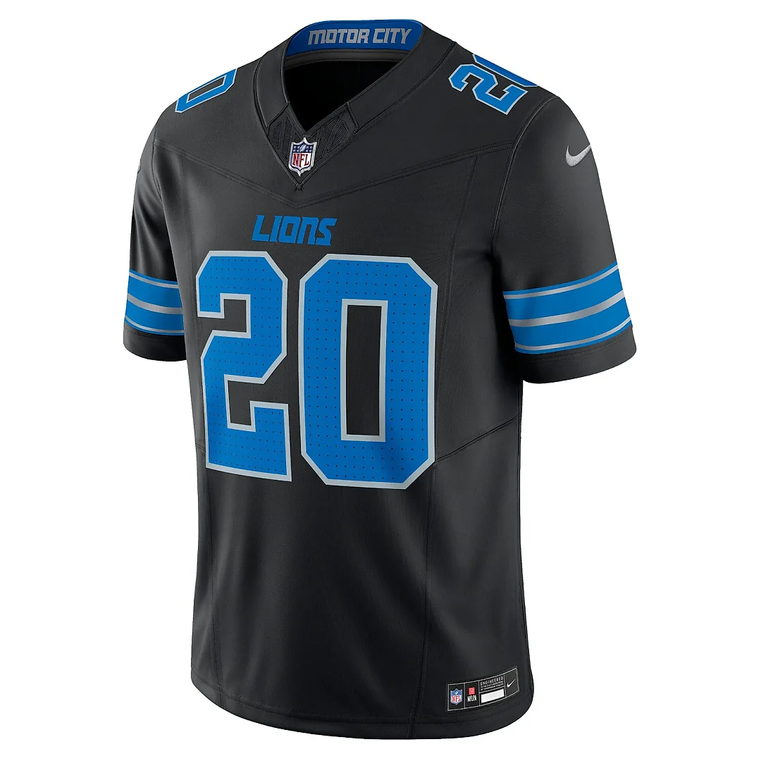 Zennovawear Barry Sanders Detroit Lions 2nd Alternate Vapor FUSE. Limited Jersey - Black