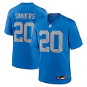 Zennovawear Barry Sanders Detroit Lions Alternate Game Jersey - Blue