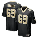 Zennovawear Barry Wesley New Orleans Saints Team Game Jersey - Black