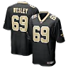 Zennovawear Barry Wesley New Orleans Saints Team Game Jersey - Black