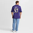 Zennovawear Bart Scott Baltimore Ravens Game Retired Player Jersey - Purple