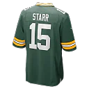 Zennovawear Bart Starr Green Bay Packers Game Retired Player Jersey - Green