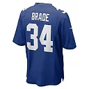 Zennovawear Beau Brade New York Giants Team Game Jersey - Royal