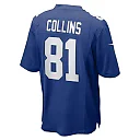 Zennovawear Beaux Collins New York Giants Team Game Jersey - Royal