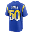 Zennovawear Beaux Limmer Los Angeles Rams Team Game Jersey - Royal