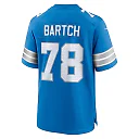 Zennovawear Ben Bartch Detroit Lions Team Game Jersey - Blue